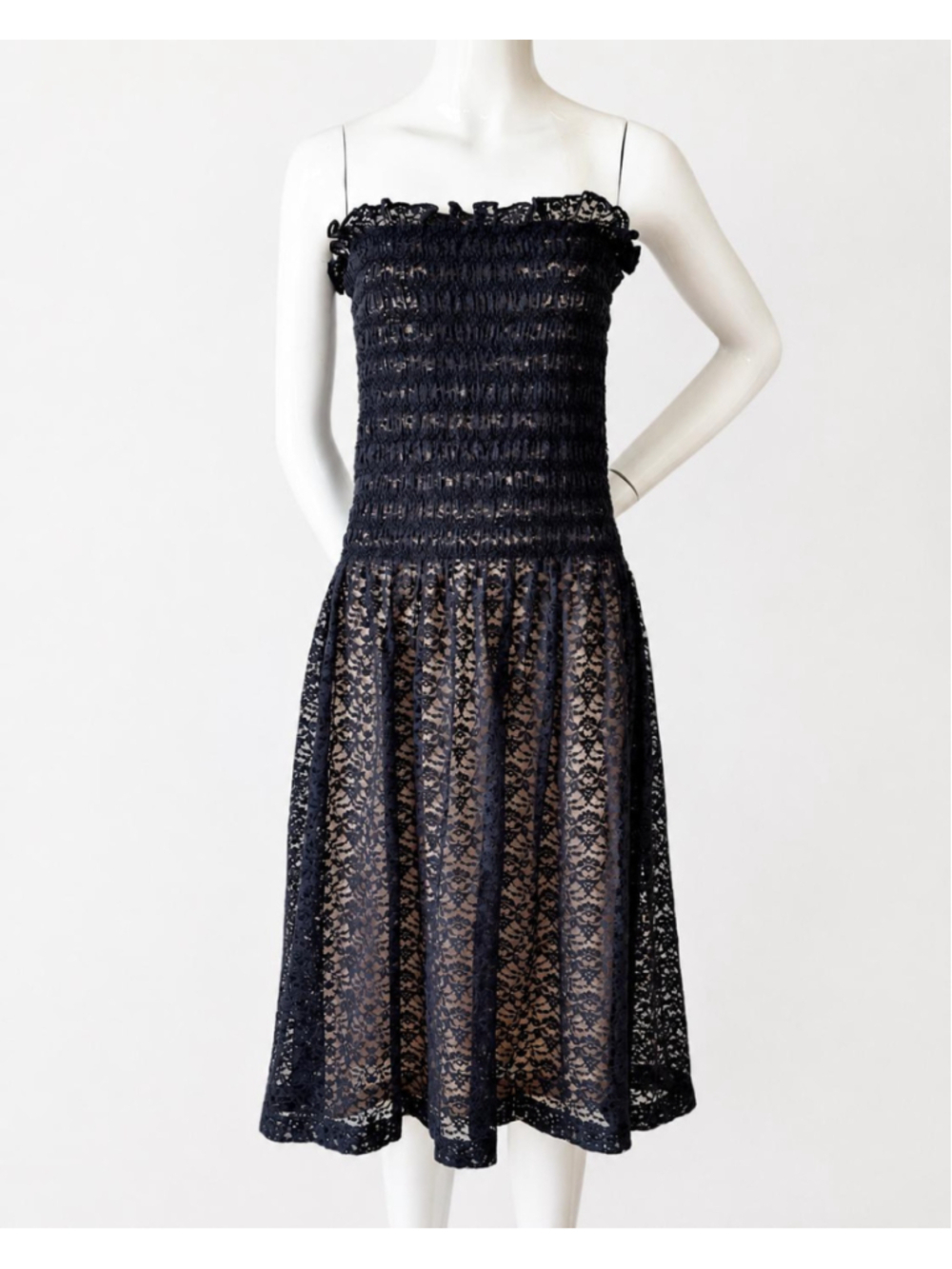 Stella McCartney Lace Dress Silk Lined IT 40